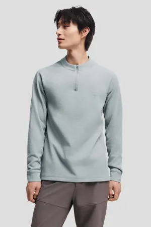 Smooth Interior Lining Midweight Texture WickCore ?C Men??s Stand-Collar Wicking Base Layer