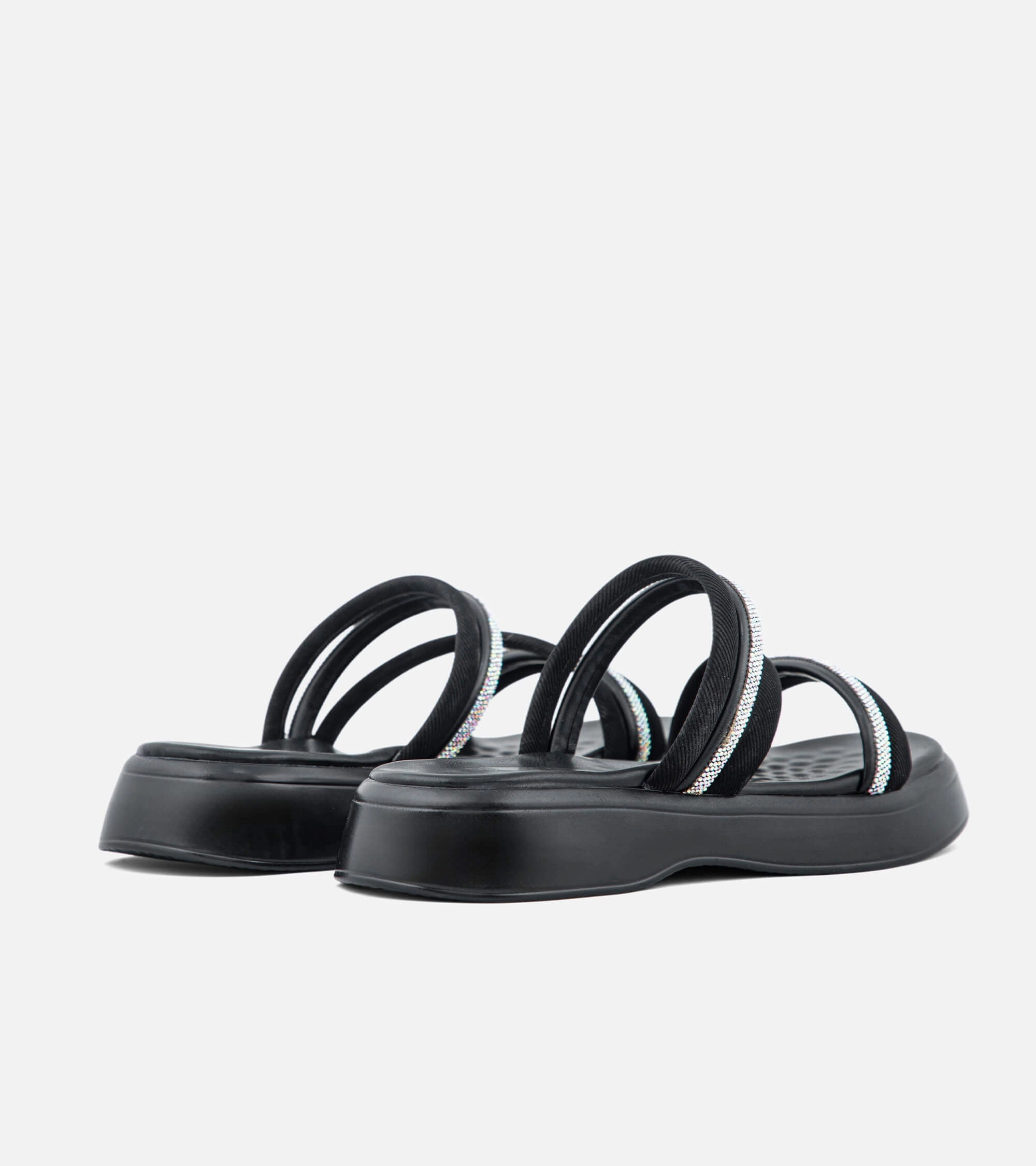 Women's Slippers US-CW-5354 Elastic Collar Fit