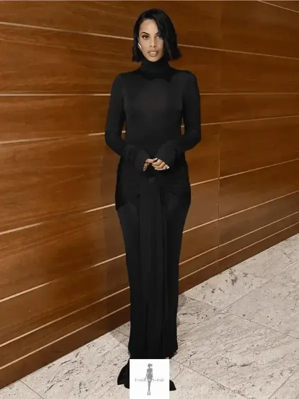 Women Elastic Lace Up Maxi Dress Run Ready Day Off