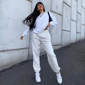 Women Loose Pants Weather Flex High Stretch Fit