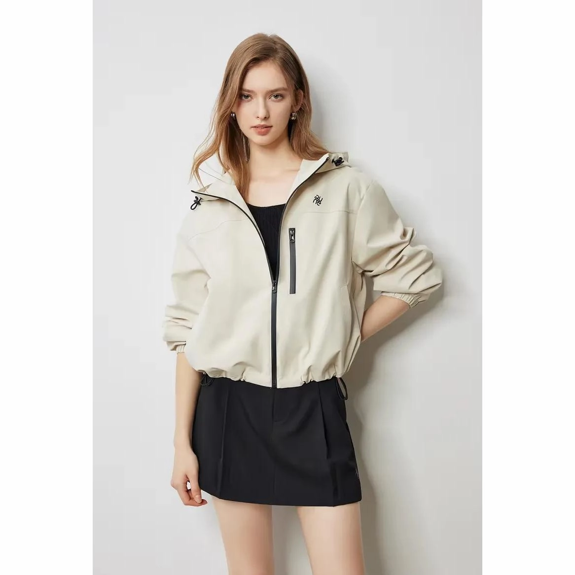 Women's Hooded Outdoor Workwear Cardigan Jacket Casual Work Look