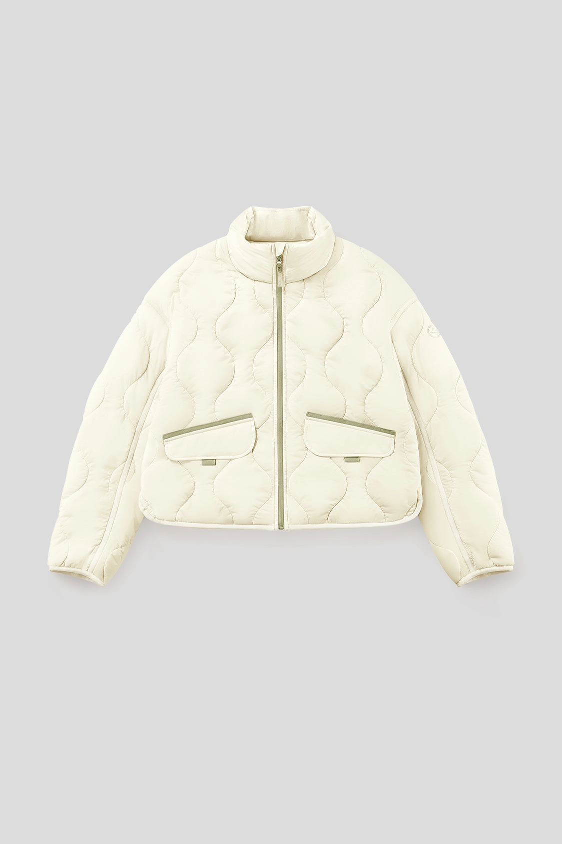 Heat Reflective Lining Women's Lightweight Quilted Jacket with Stand Collar