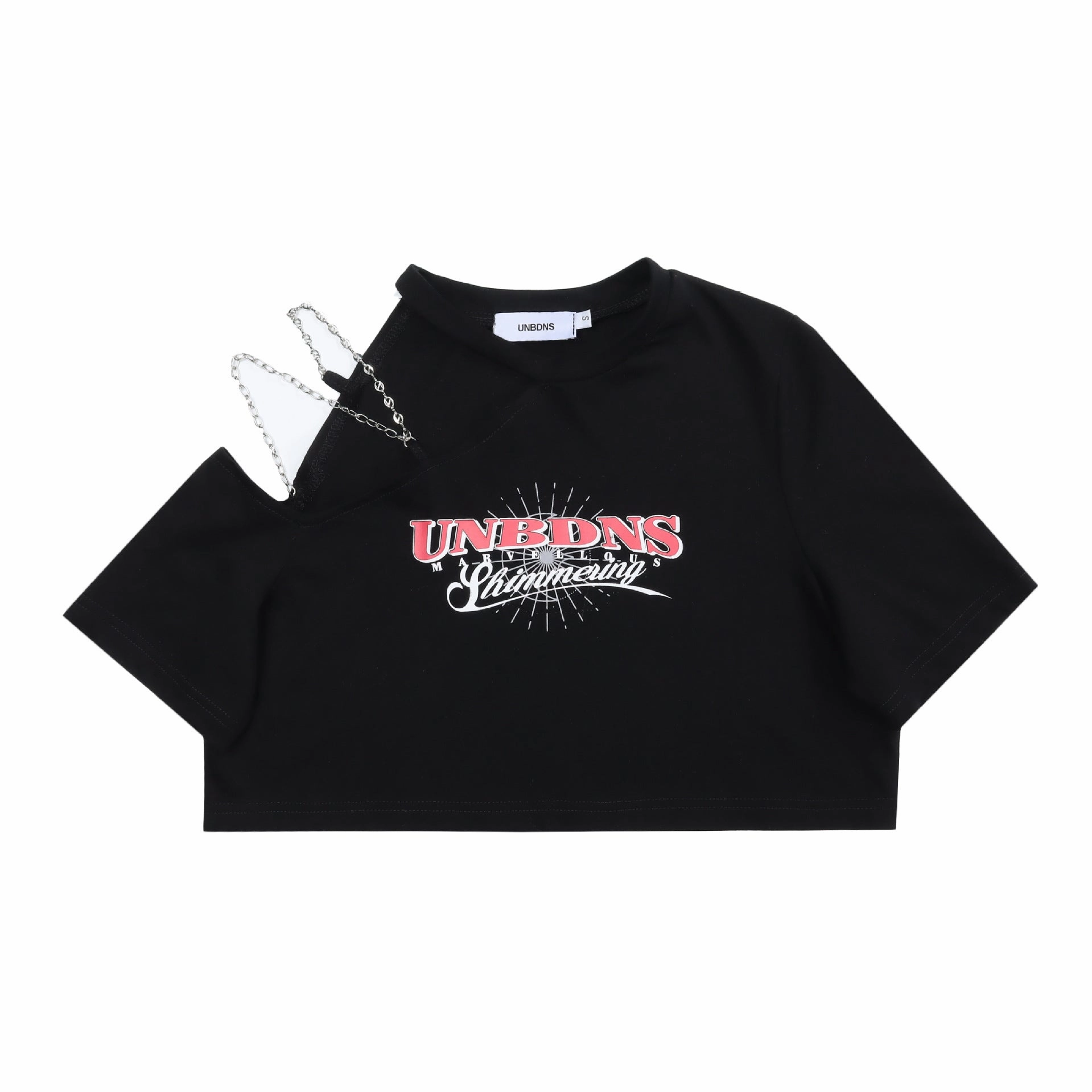 Women's Niche Show Umbilical Shoulder Design Short Sleeve Cozy Wear