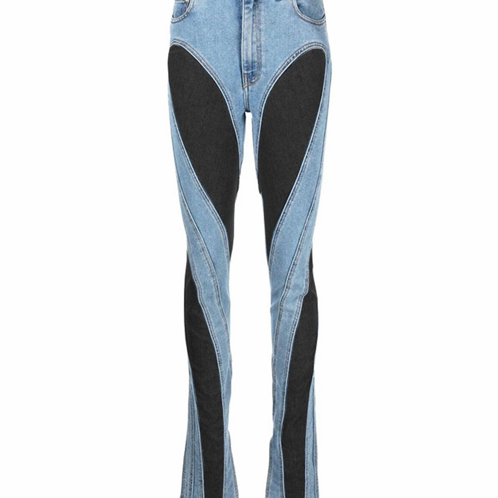 Minimalist Weekend Getaway Casual Women's Patchwork Washable Casual Pants