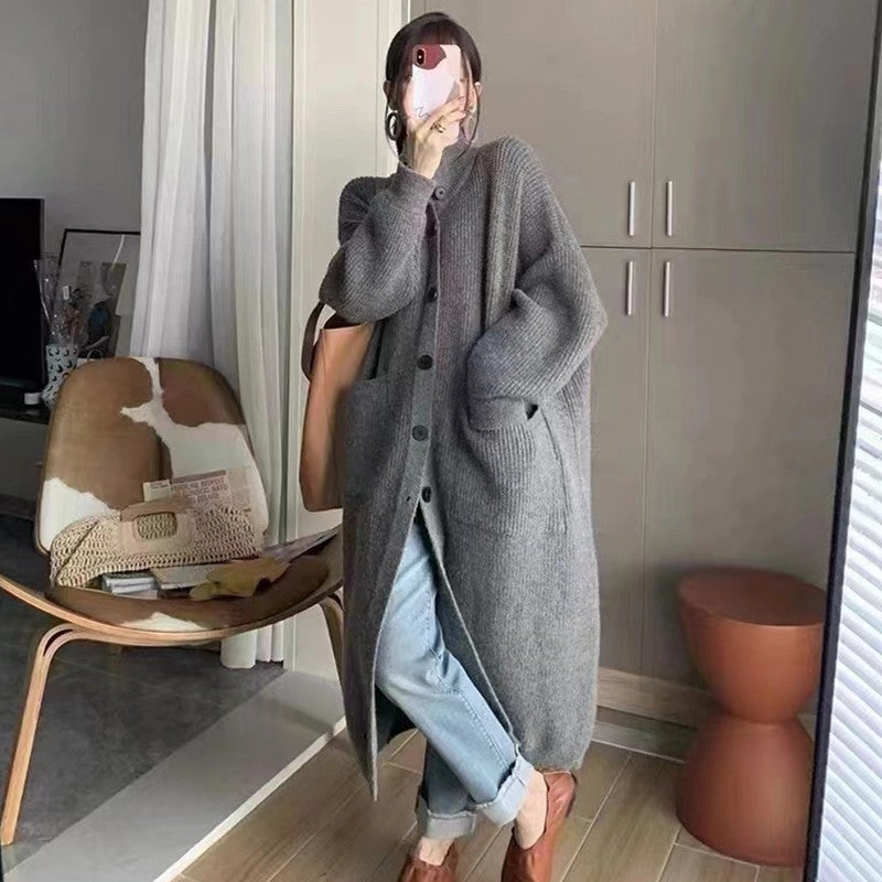 Snuggly Comfort Casual Vibe Women's Thickened Versatile Sweater Coat