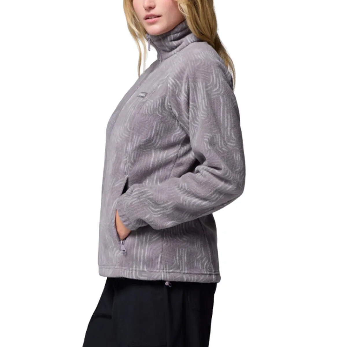 Casual Style Casual Button-Down Women's Benton Springs Printed Full Zip Fleece Jacket 202177