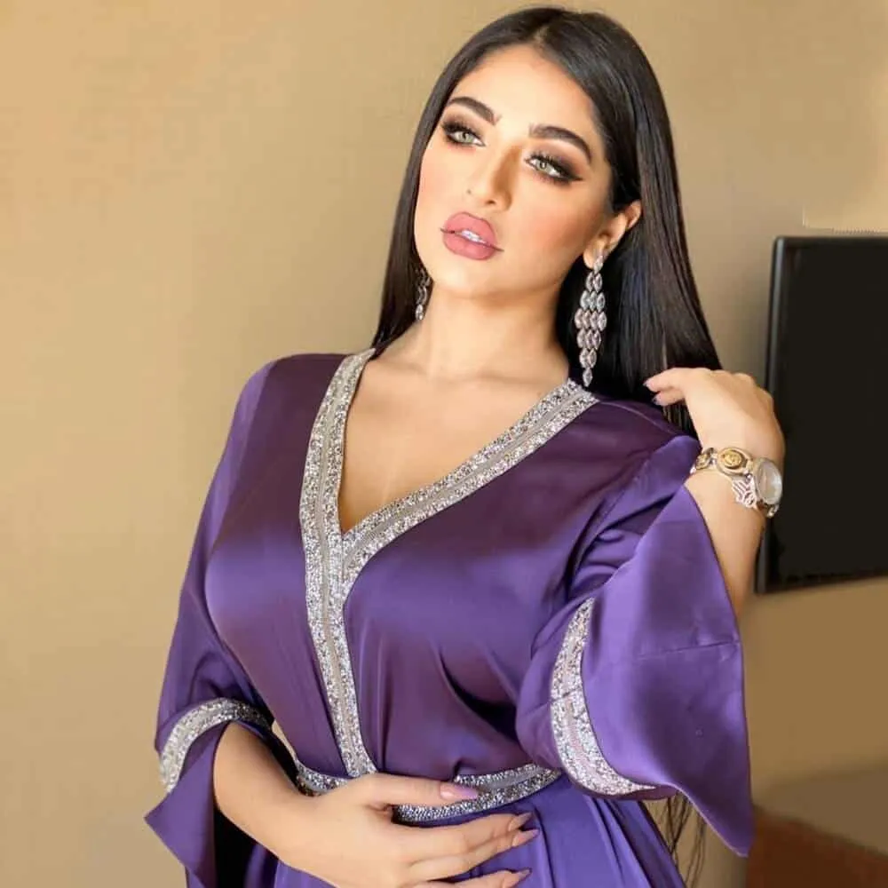 Women's Diamond Trim Maxi Dress Light Motion sweet moment