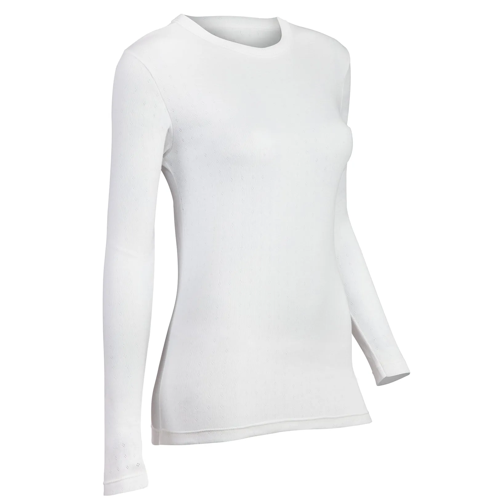 Odor Resistant Coating Women's Long Sleeved Crew Shirt 180LS