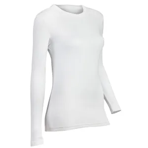 Flexible Shoulder Gusset Women's Long Sleeved Crew Shirt 180LS