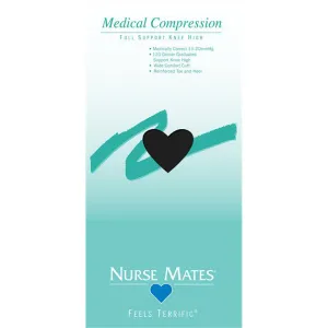 Women's Medical Compression Knee High Socks Multi Panel Cut