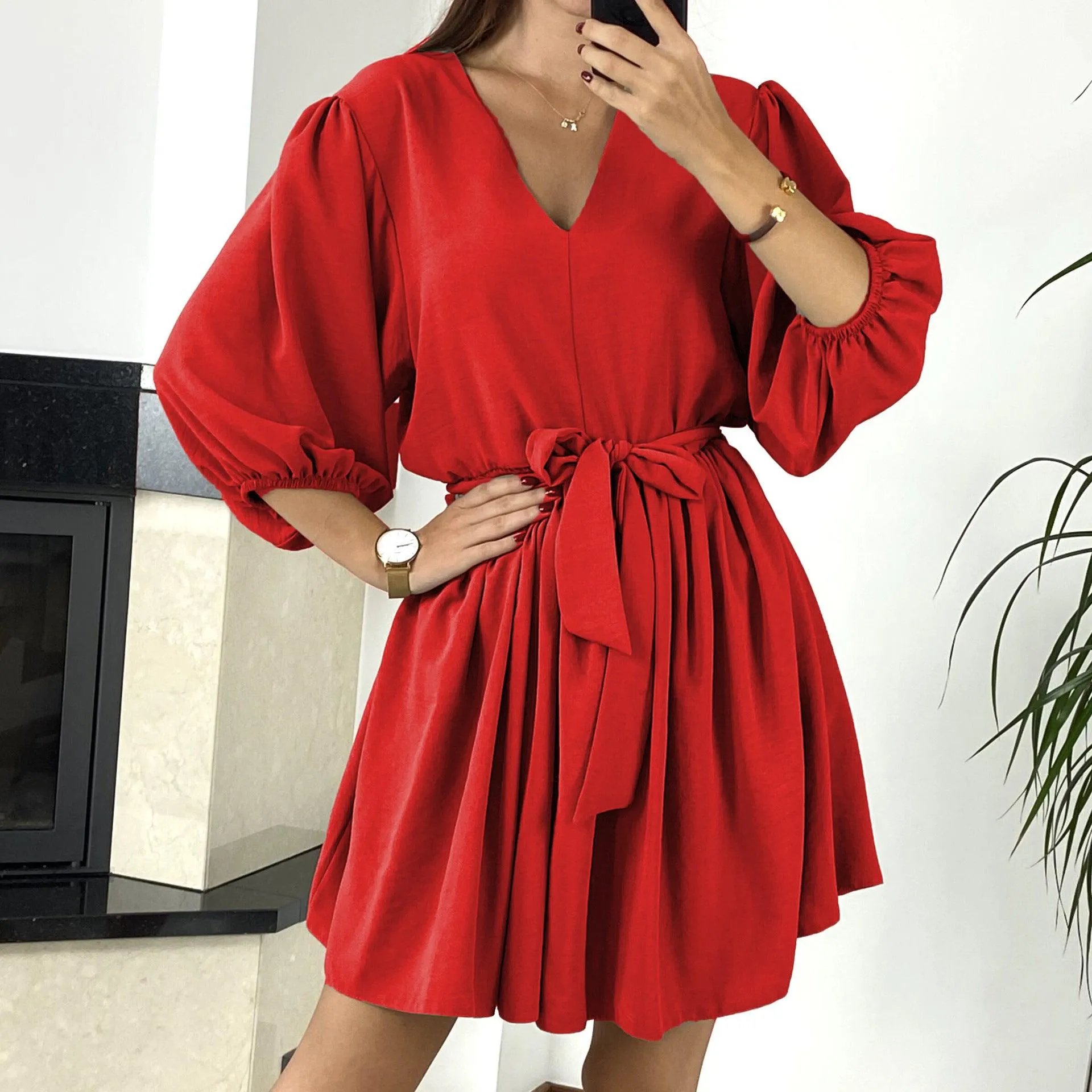 Women's Short Summer Loose Dress Street Casual