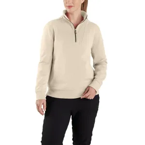 GarmentWashed Softness OdorResistantTechnology Women's Tencel Fiber Series Relaxed Fit Half-Zip Sweatshirt 106451