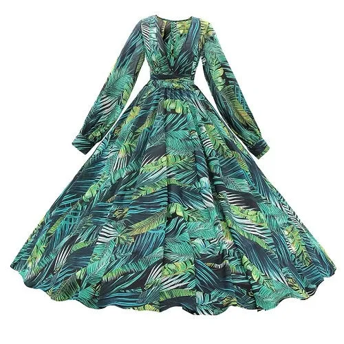 Women's Tropicana Maxi Dress Flare Breeze
