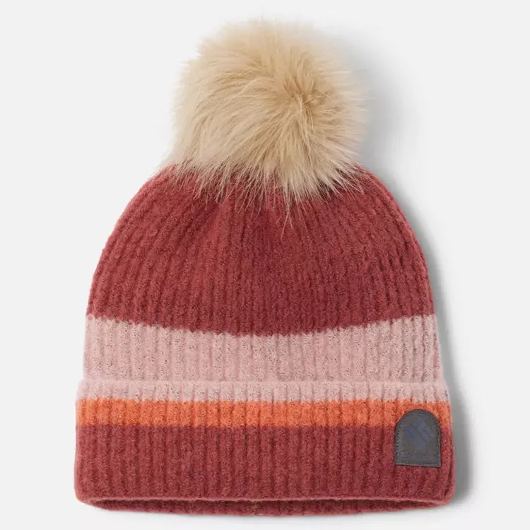 Women's Winter Blur Pom Pom Beanie 1862101 ConvertibleCollarSystem Tagless Neckline