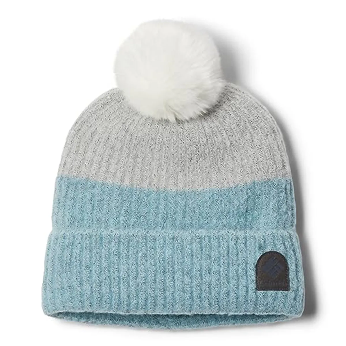 Women's Winter Blur Pom Pom Beanie 1862101 Reinforced Seams Sandwich Mesh Panel Structure