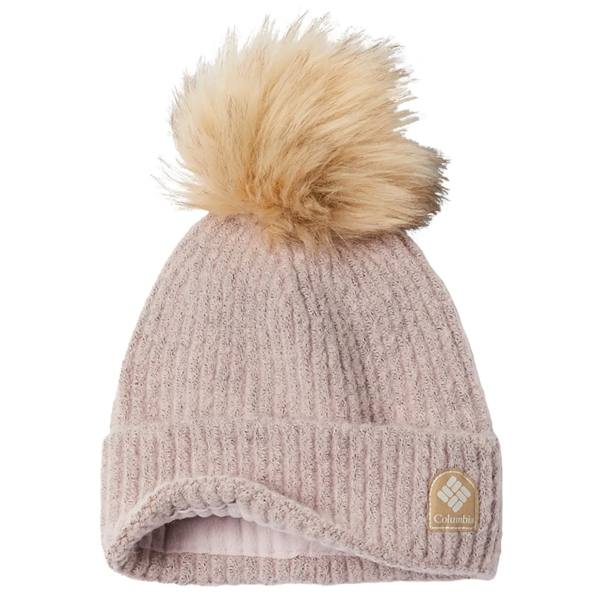Snag Resistant Fabric Women's Winter Blur Pom Pom Beanie 1862101