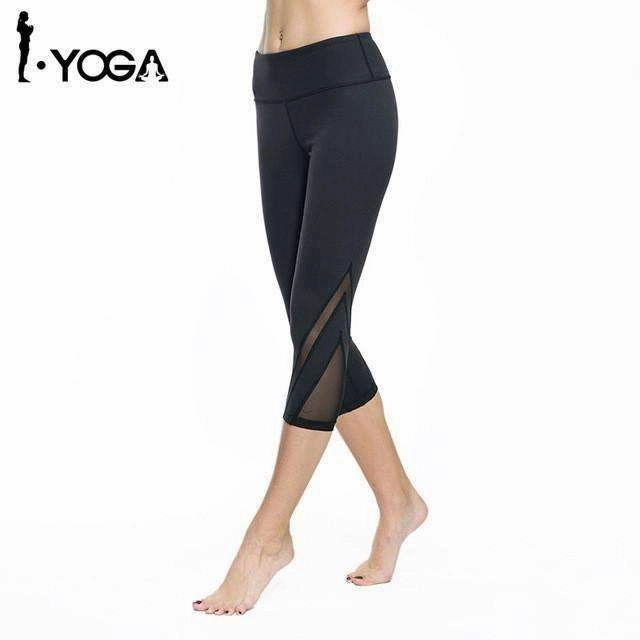 AdvancedMoistureManagement Breathable Style Womens Slim Sexy Mesh Breathable Leggings