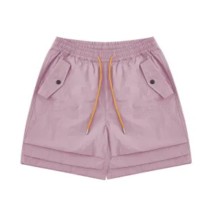 Workwear With Pocket Shorts Men's Loose Cropped Pants Movement Freedom Breathable Lining