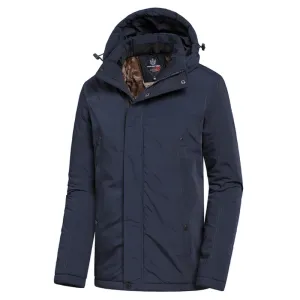 Casual Long Thick Fleece Hooded Waterpro Low Profile Fastening