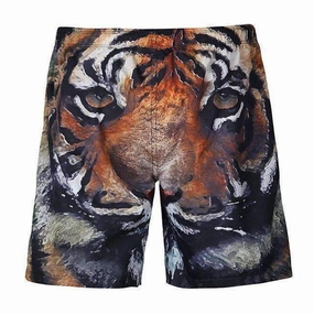 Quick Release Buckle Closure NIBESSER Brand Cratvie 3D Printed Animal Men Beach Shorts Fashion Fitness Board Short Knee Length Short Summer Beachwear Trouser
