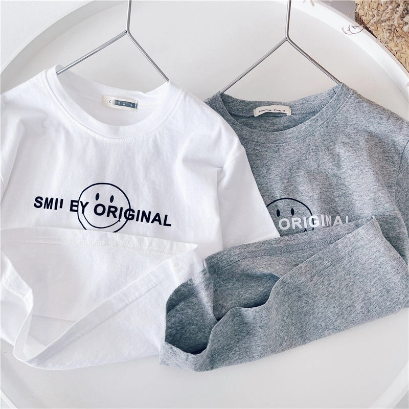 Xiaojiejia Children"s Clothing Boys" Summer Clothing New Boys" T-shirt Summer Children"s Short Sleeve Baby Half Sleeve Top StretchableKnit NoRoll Hem Technology