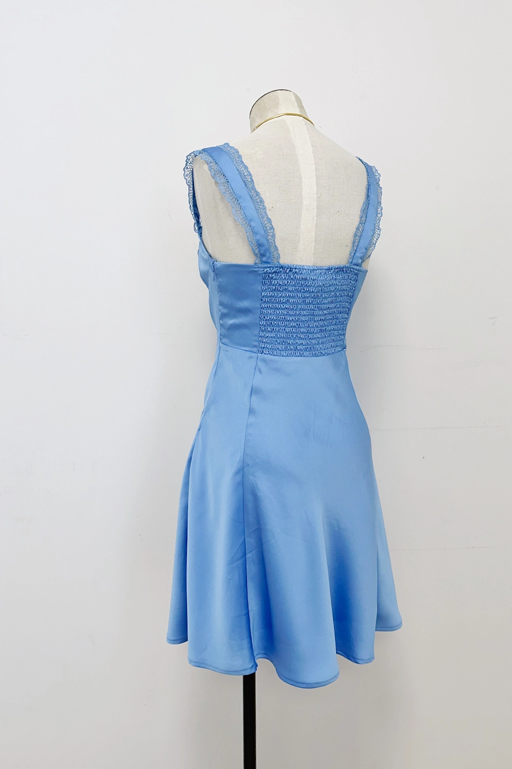 Earth Colors Silky Movement Alva Mini Dress