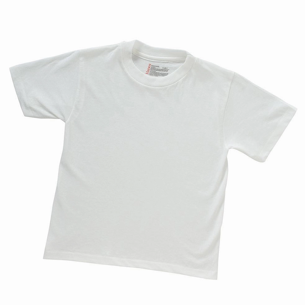 Bamboo Fiber Fabric Boys White T Shirts 3-pack B2138