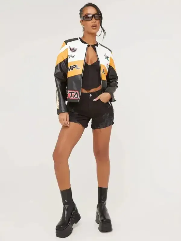 Zip Up Leather Jacket SoftTouchLining